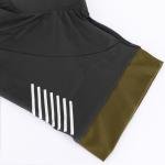 Qudra Cycling Jersey and Bib Tights Top with Short Pants Brown 060