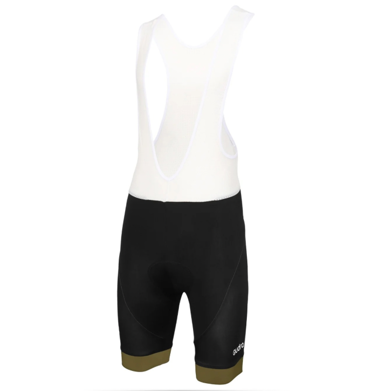Qudra Cycling Jersey and Bib Tights Top with Short Pants Brown 060