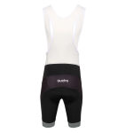 Qudra Cycling Jersey and Bib Tights Top with Short Pants Grey 059